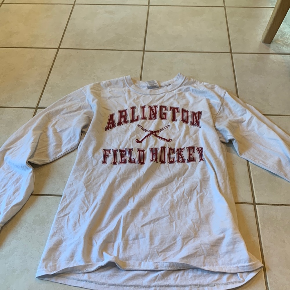 Jerzees White Long Sleeve Field Hockey Size M